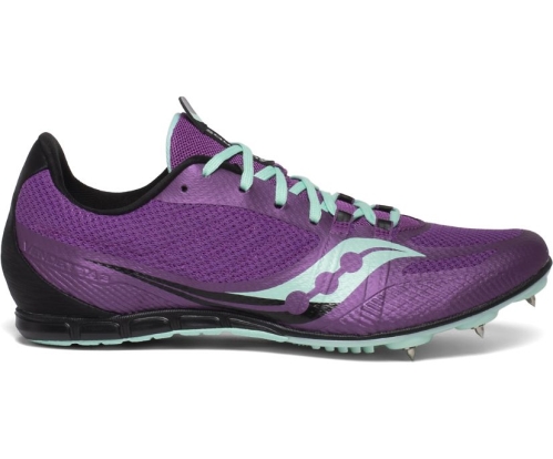 Tenis Saucony Vendetta 3 Mujer Zapatillas Running Moradas / Aqua México MX-315-PZ